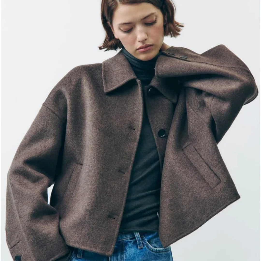 Women's Short Cardigan Long Sleeves - VibreMode
