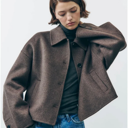 Women's Short Cardigan Long Sleeves - VibreMode