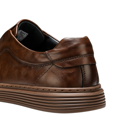 Classic White Genuine Leather Loafers Shoes