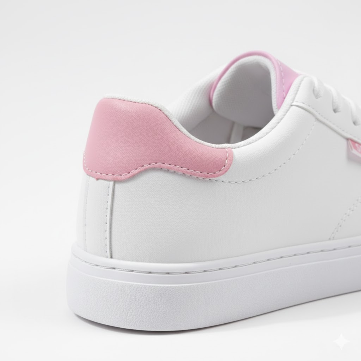Classic White Lace Up Sneakers for Women