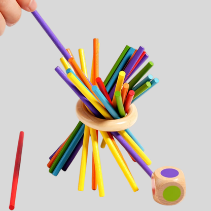 Wooden 3-in-1 Game Stick