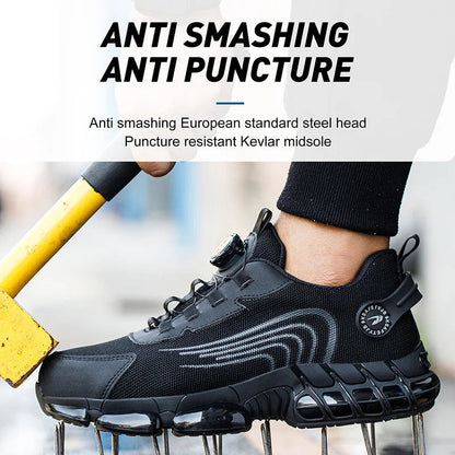 Men's Lace-Up Work Shoes Balance Design