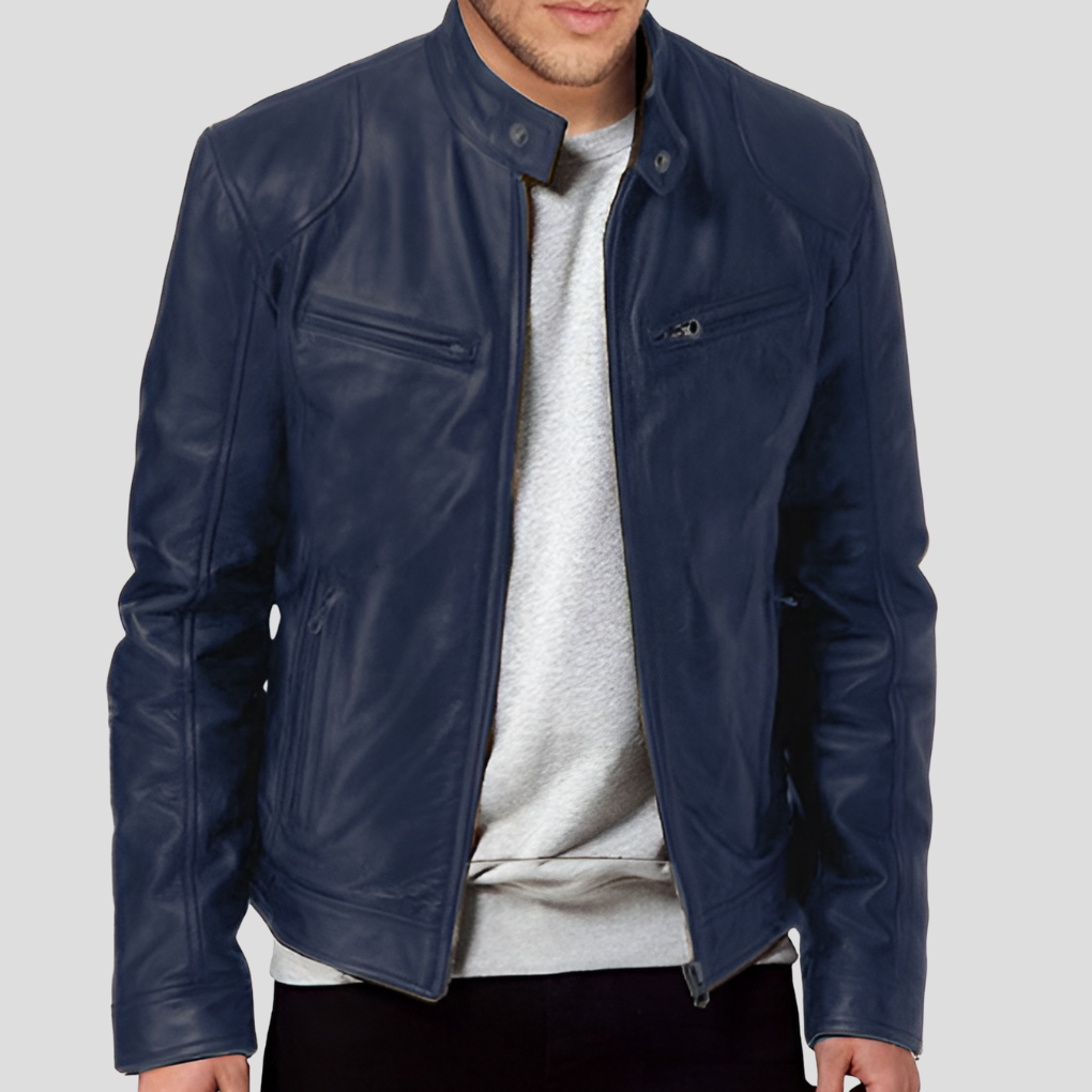 Men's Classic Leather Jacket