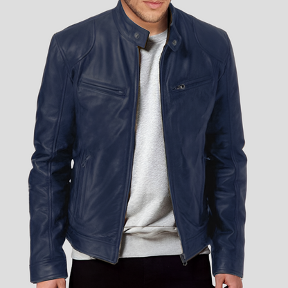 Men's Classic Leather Jacket