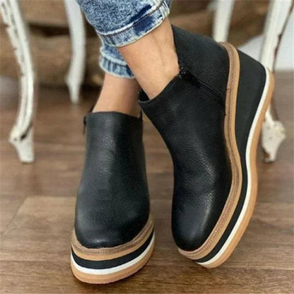 Comfortable Daily Low Heel Ankle Boots