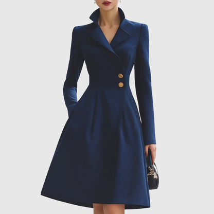 Women's Tailored Fit Coat Dress - VibreMode