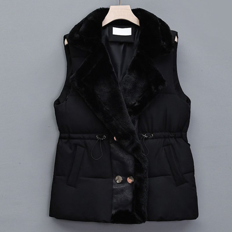 Luxurious Faux Fur Waistcoat