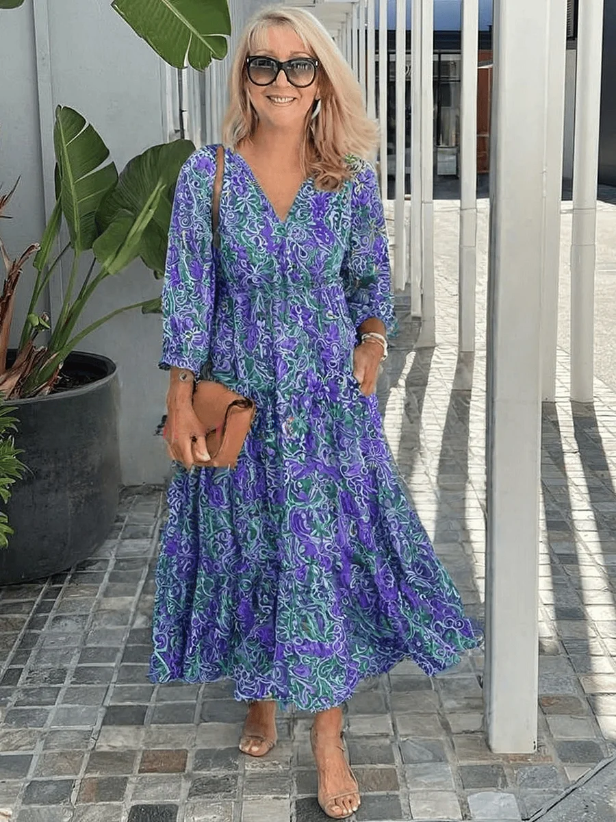 Women's Floral Boho Casual Dress