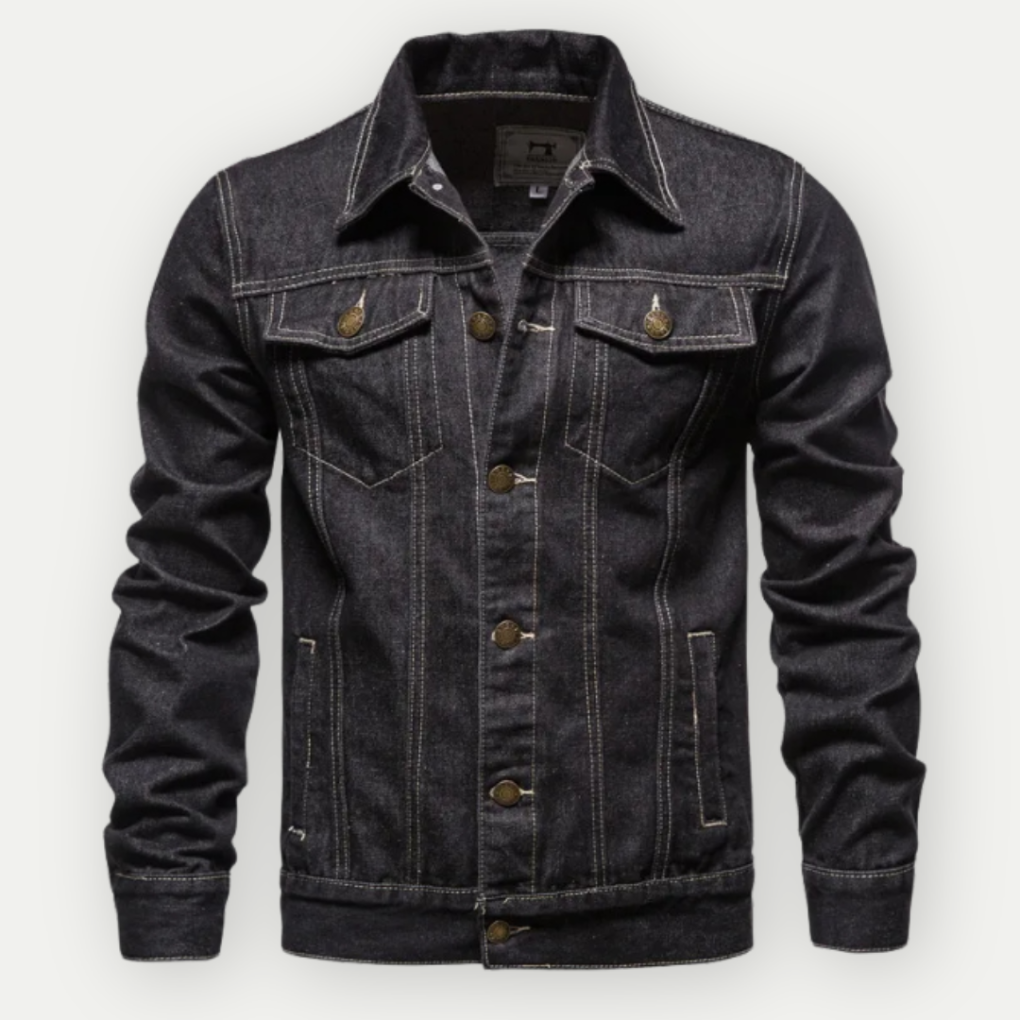 Men's Trucker Denim Jacket - VibreMode