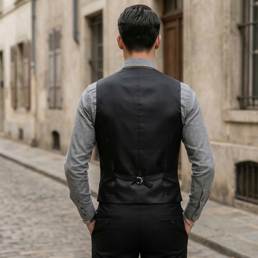 Men’s Dress Vest Slim Fit Formal Waistcoat