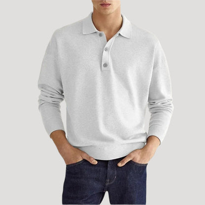 Men's Classic Spring Polo Sweater - VibreMode