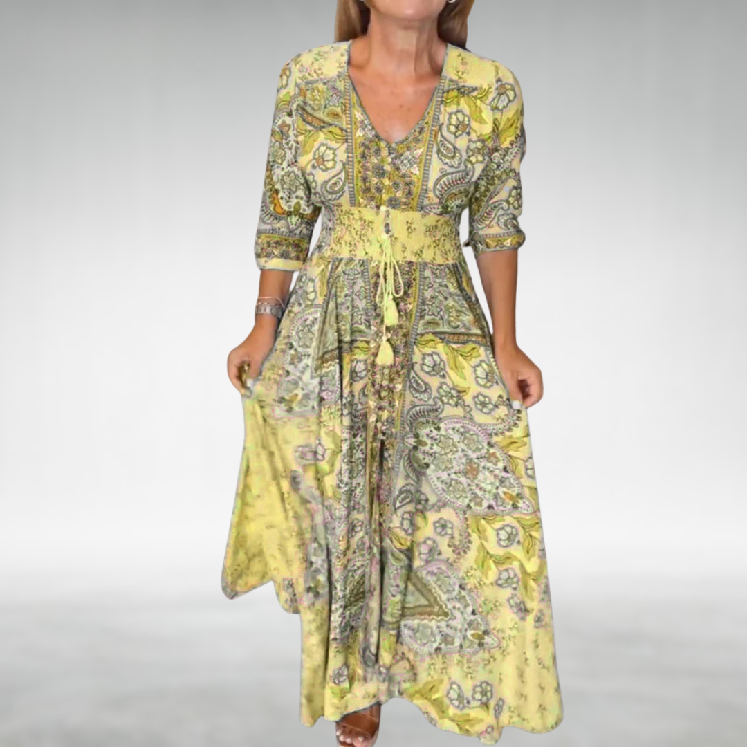 Elegant Long Flowy Women's Maxi Evening Dress