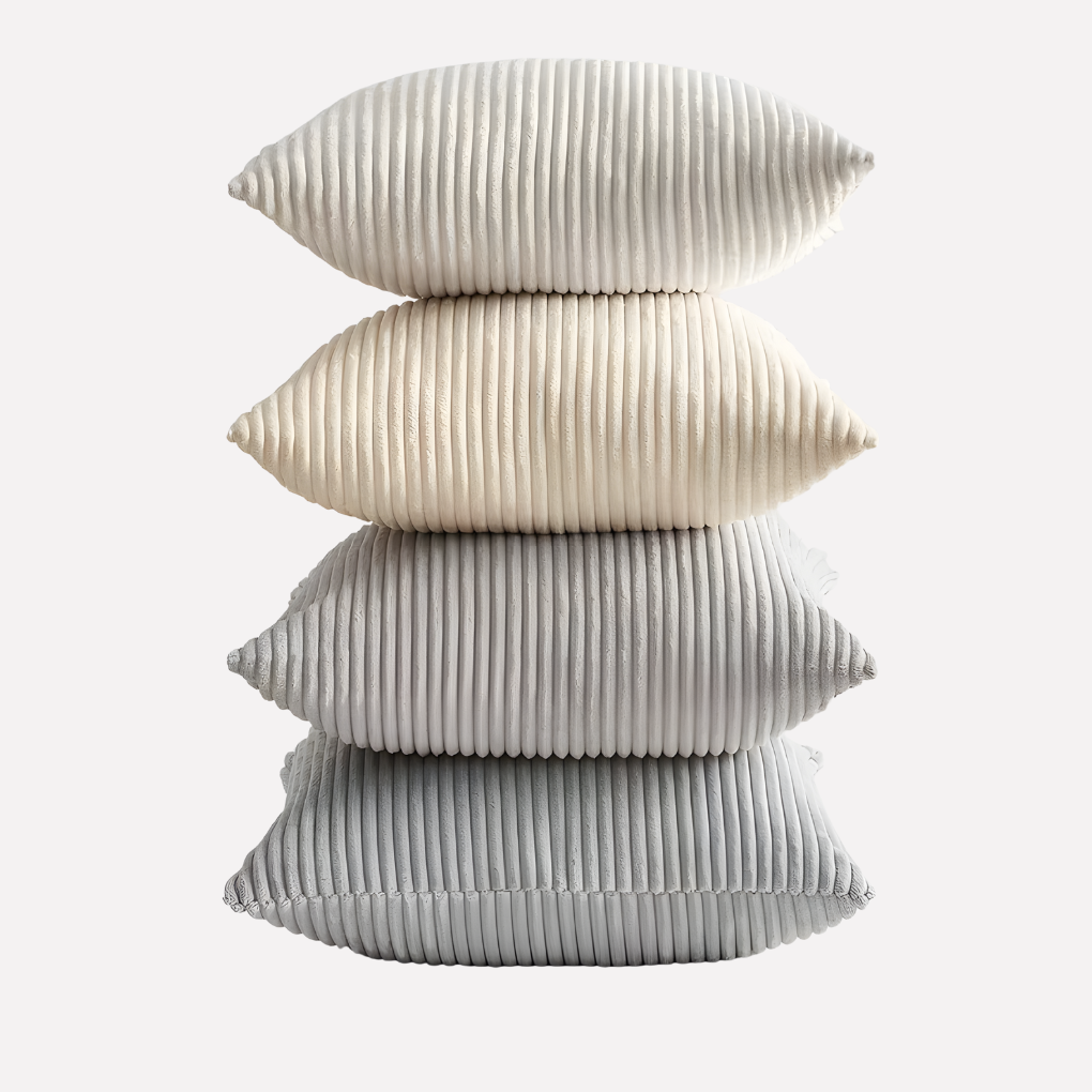 Bohemian Striped Pillow Covers Set of 4