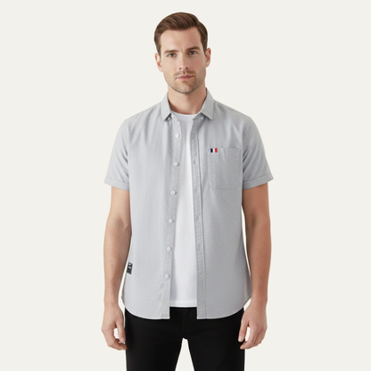 Men's Slim Fit Cotton Button Up Shirt