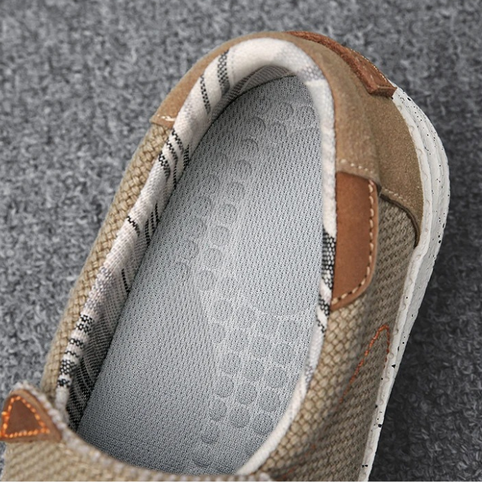 Men's Slip On Moc Toe Shoes