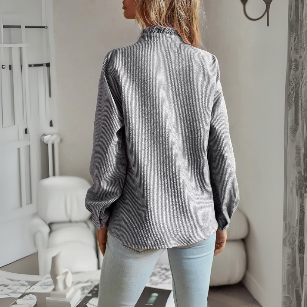 Women's Long-Sleeve Blouse Elegant