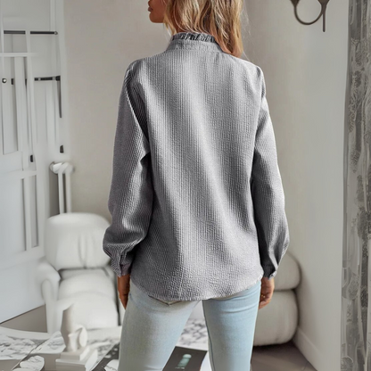Women's Long-Sleeve Blouse Elegant