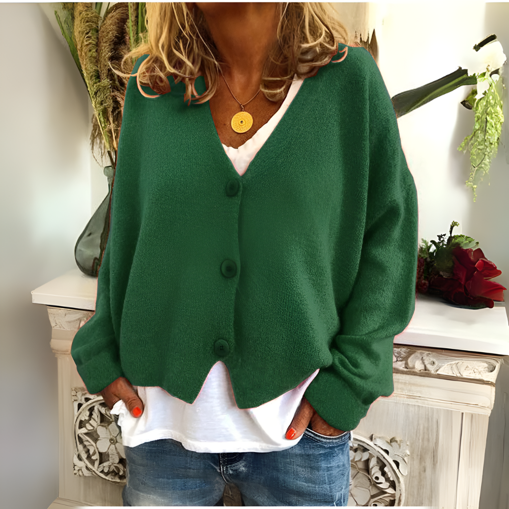 Women's Soft Knit Cardigan Relaxed Fit