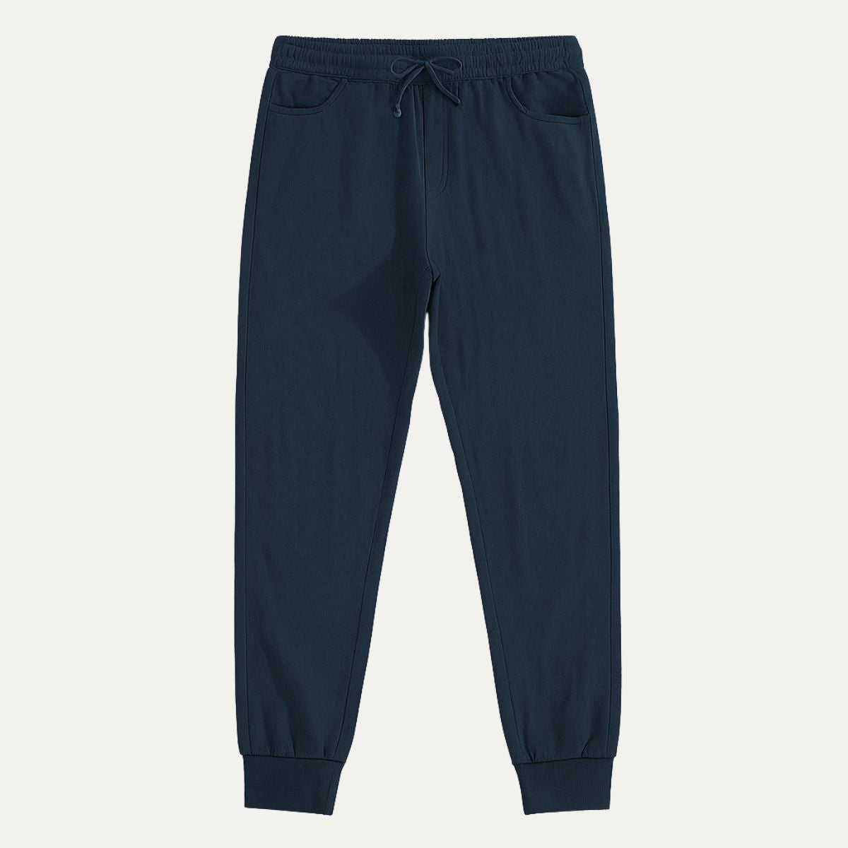 Men's Linen Jogger Pants Lightweight Beige