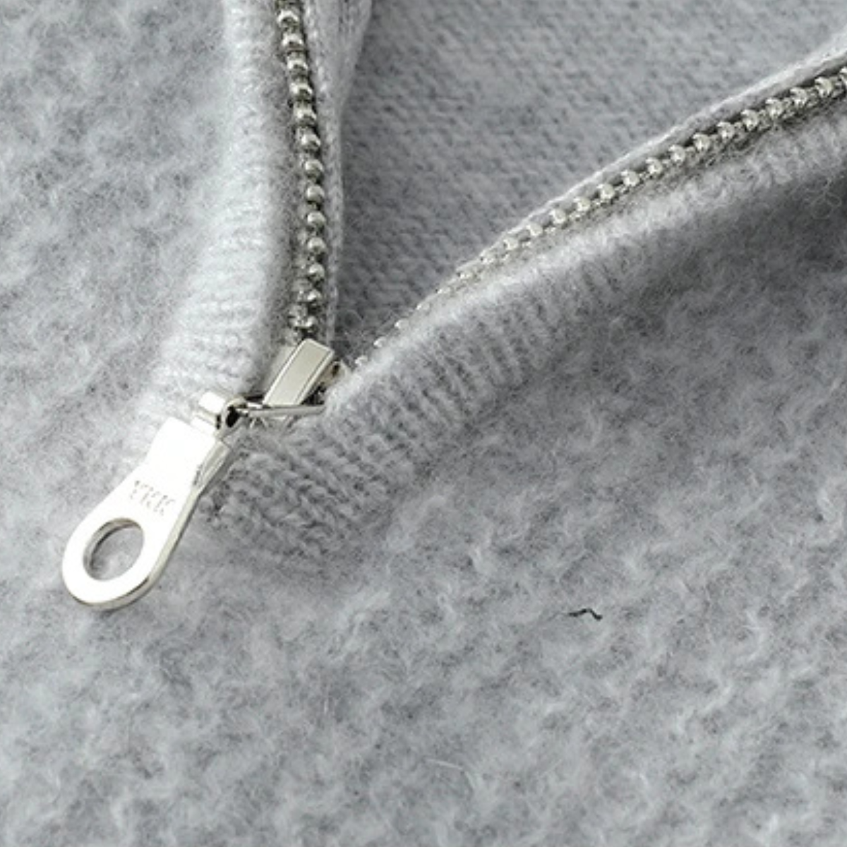 Men's Winter Knit Sweater Quarter Zip High Collar