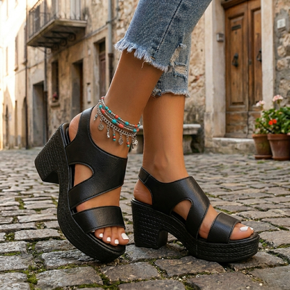 Women’s Wedge Sandals Platform Open Toe Summer Heels