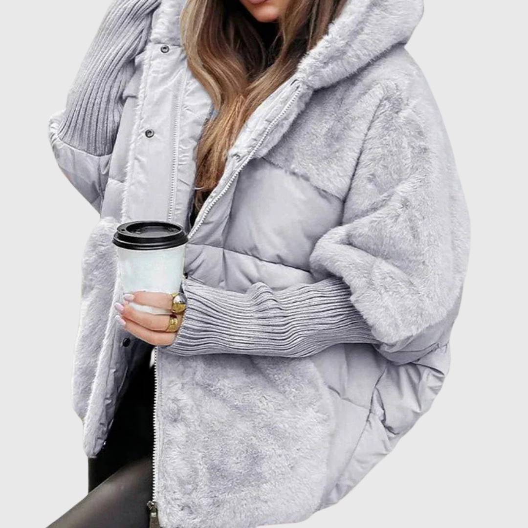 Large Synthetic Fur Winter Coat