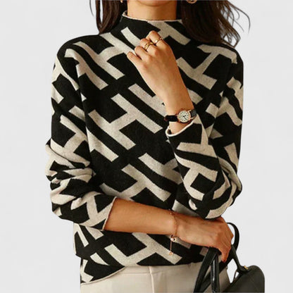 Women's Knit Sweater Modern Pattern