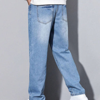 Men's Casual Denim Jeans Multi Pockets