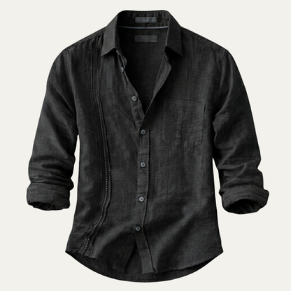 Men's Casual Beach Button Up Shirt