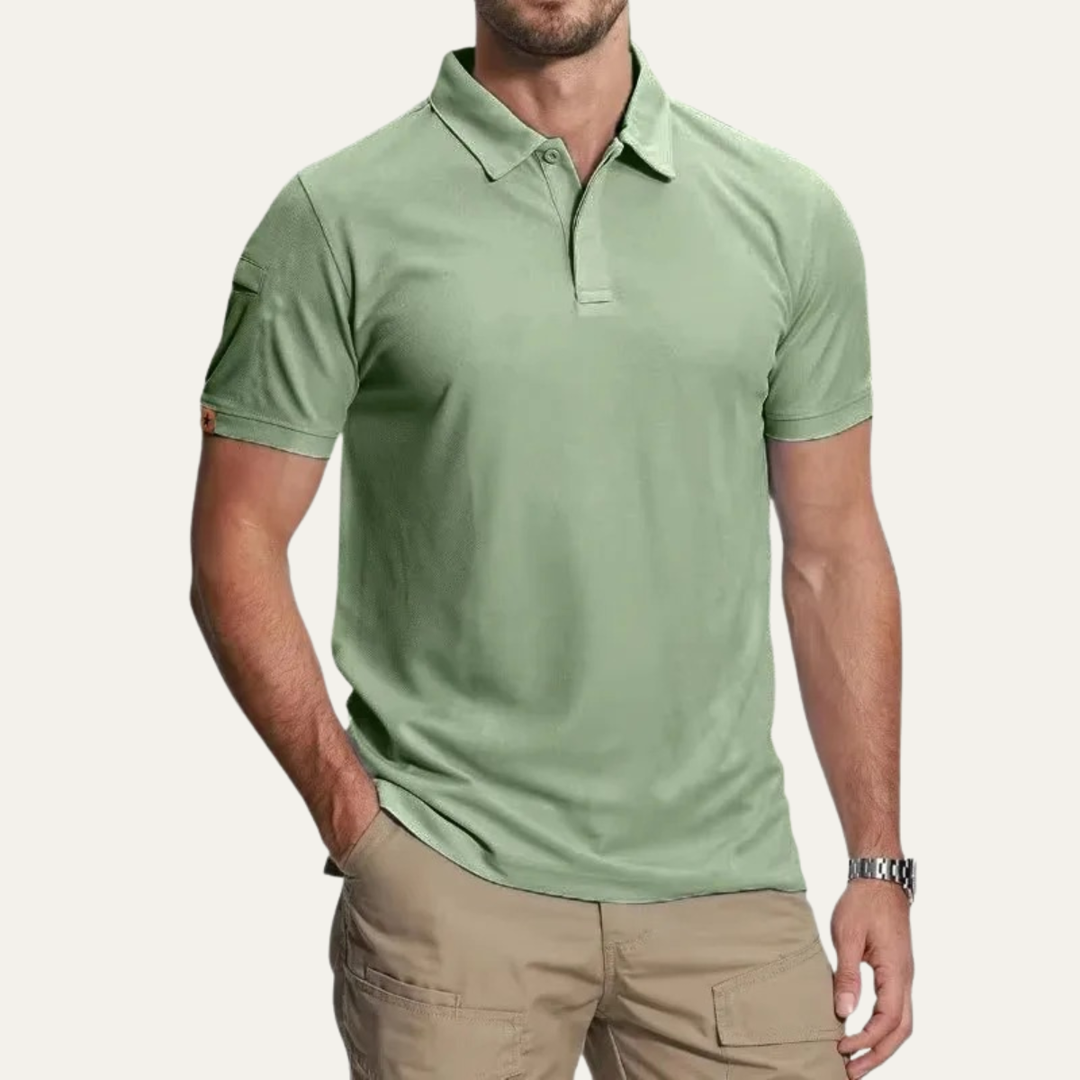 Men's Lightweight Breathable Polo Shirt