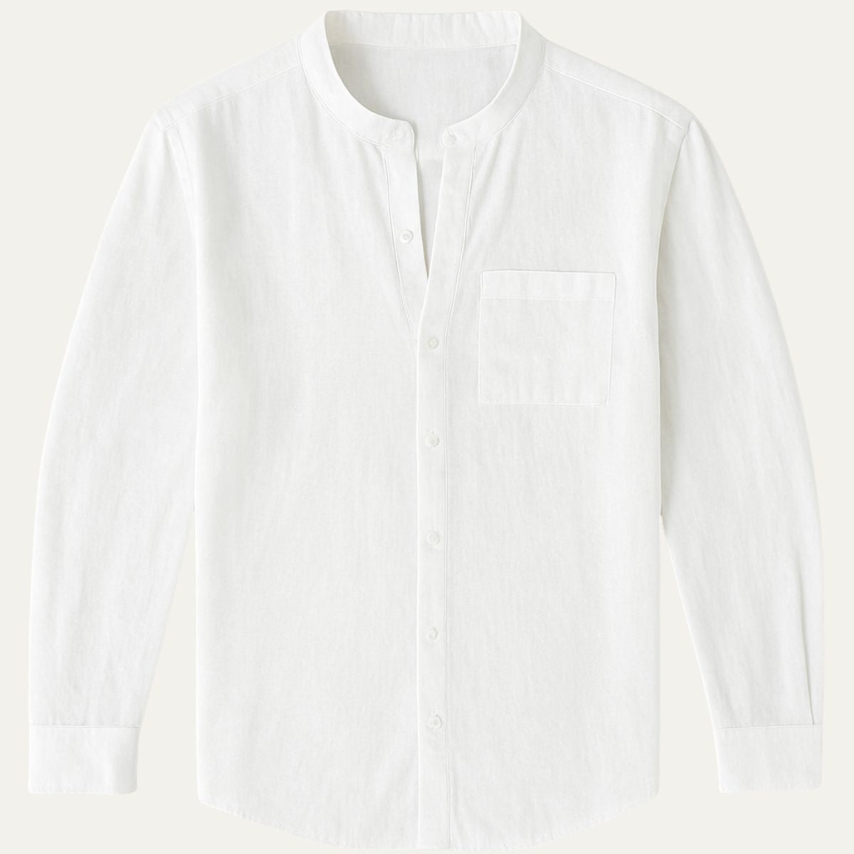 Men's Linen Long Sleeve Shirt