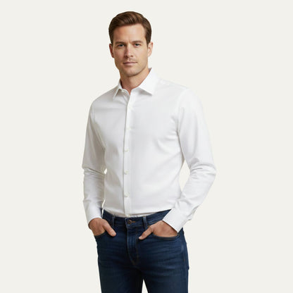 Men's Dress Shirt Cotton Poplin