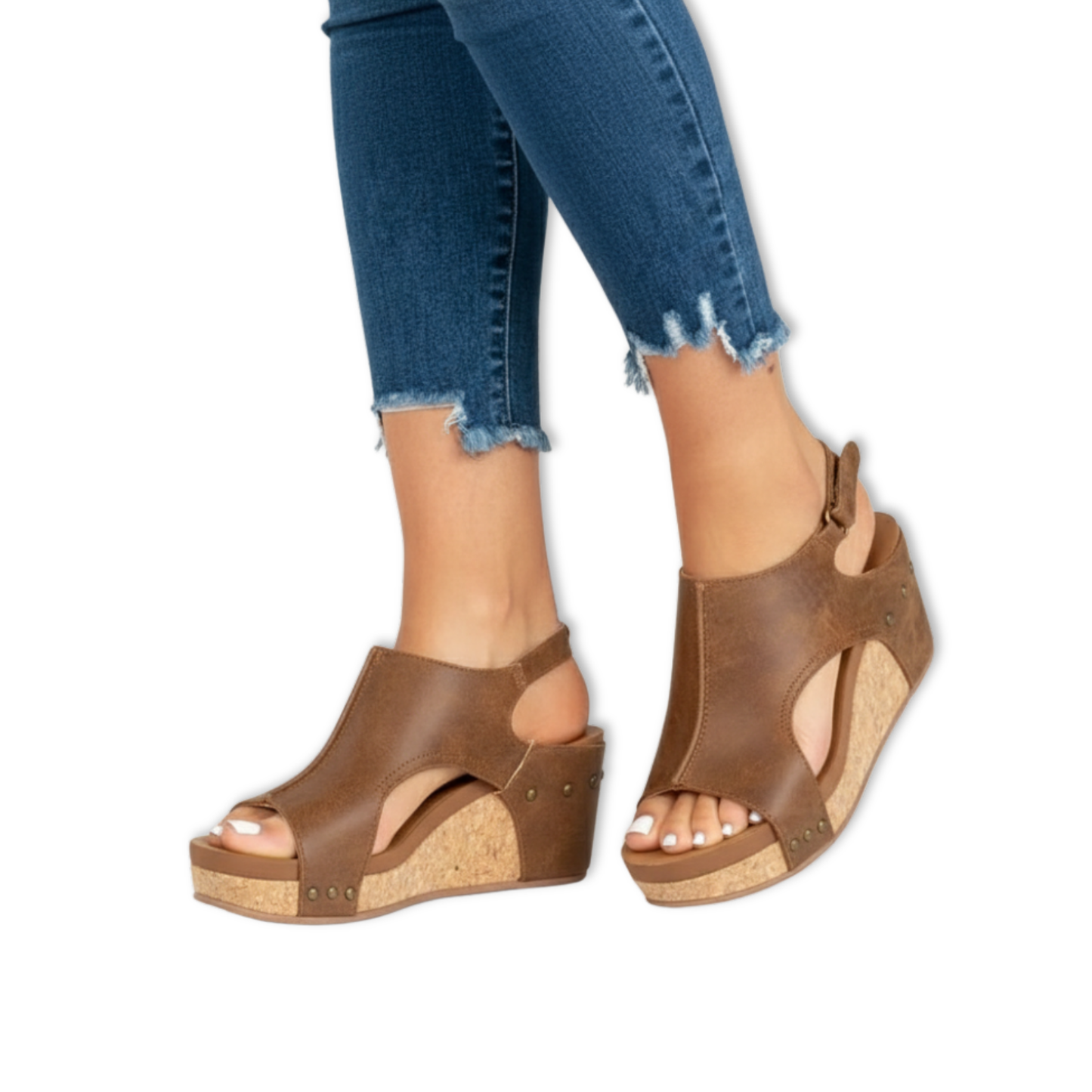 Ladies Classic Buckle High Heel Sandals