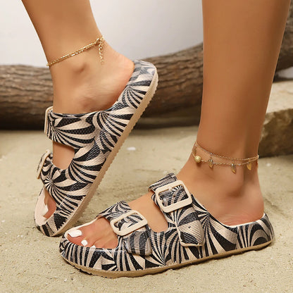 Comfortable Women's Flat Strap Sandals