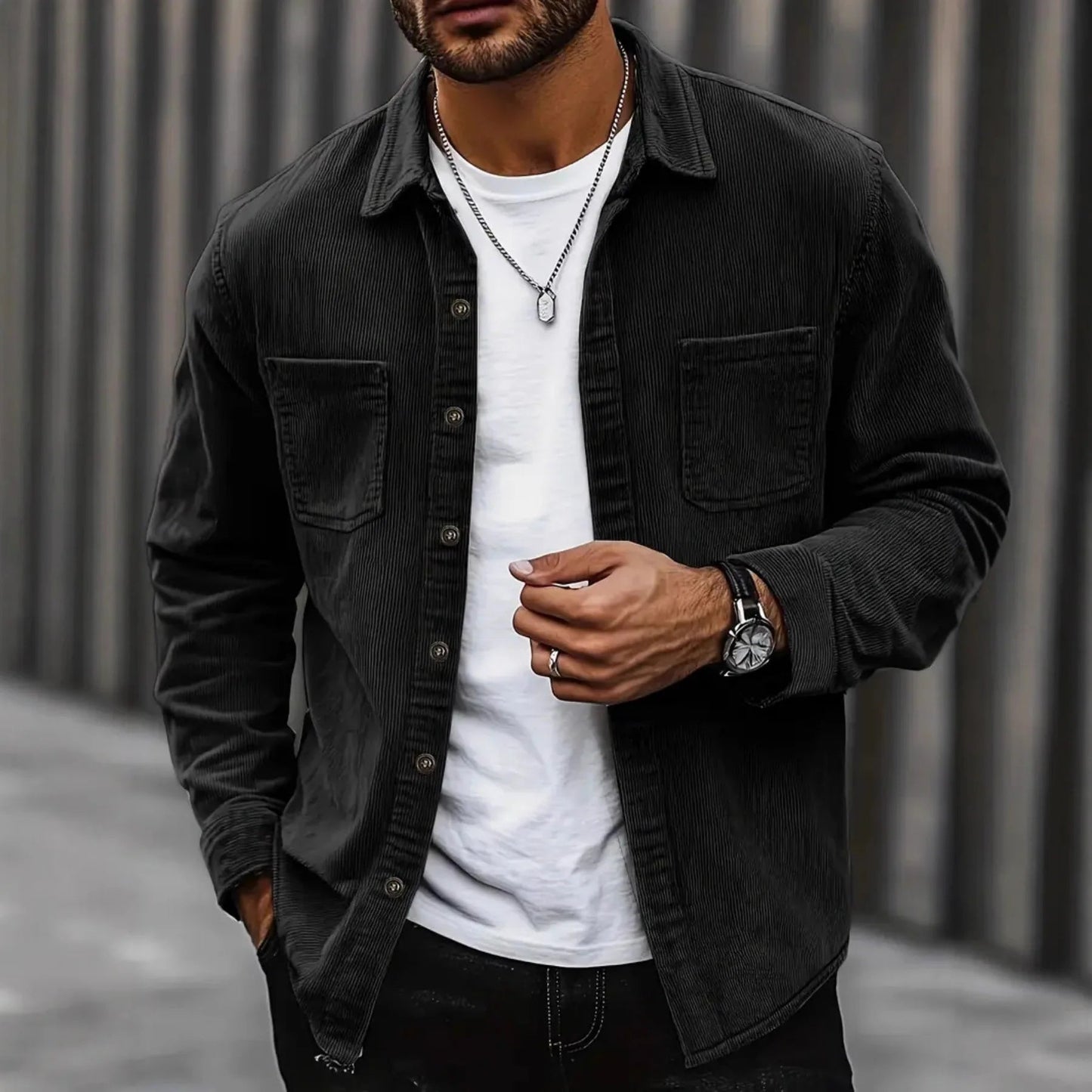 Corduroy Shirt Comfortable Fit
