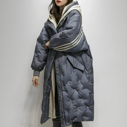 Ladies Thermal Insulated Parka Jacket Coat - VibreMode