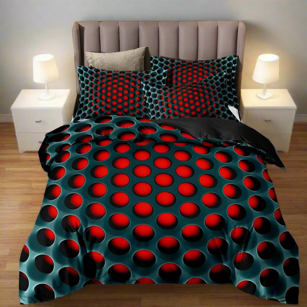 Cosmic Vortex 3 Piece Quilt Cover Set