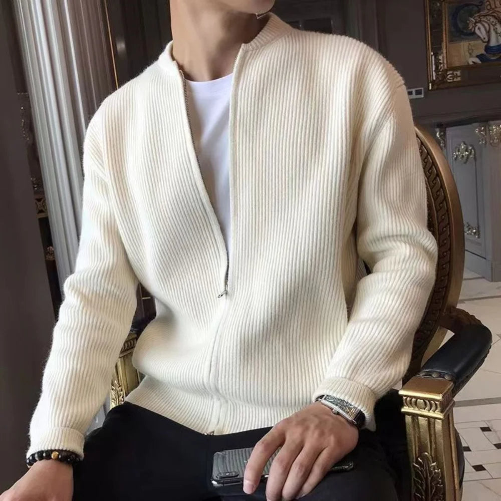 Men's Knitted Cardigan Warm - VibreMode