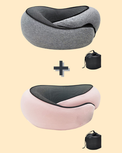 Ergonomic Memory Foam Travel Neck Pillow