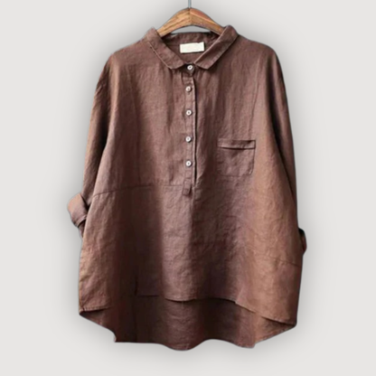 Women's Relaxed Linen Blouse