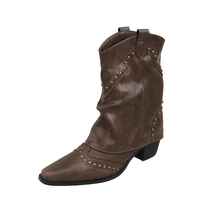 Decorative Embellished Cowboy Boots
