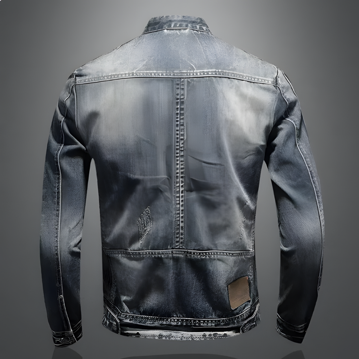 Alexo Men's Retro Denim Jacket