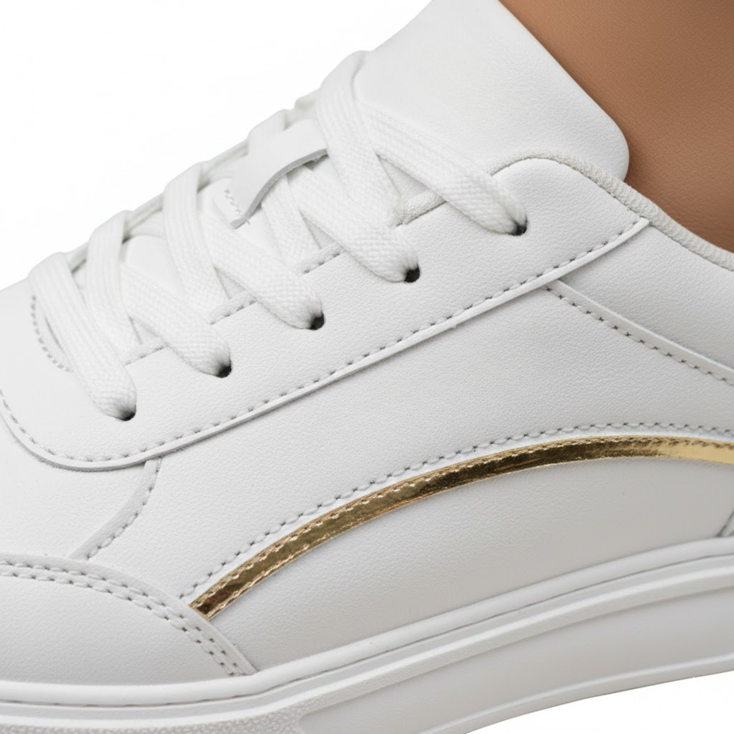 High Quality Leather Platform Sneakers for Women