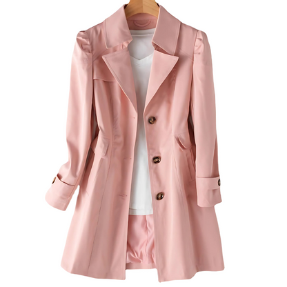Women's Mid-Season Trench Coat - VibreMode