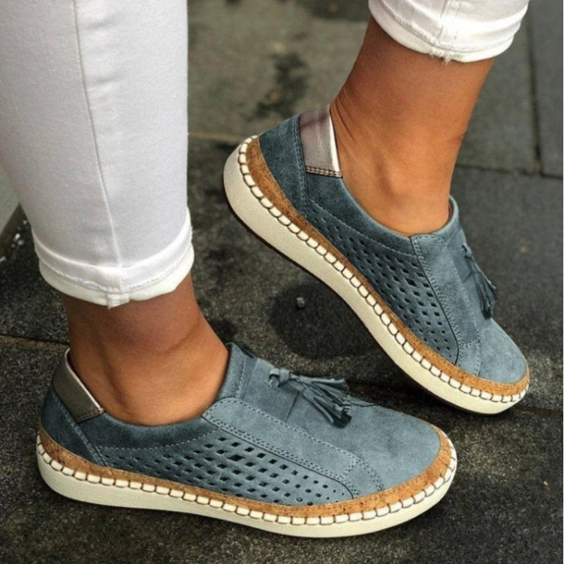 Women's Breathable Lace Up Comfort Sneakers