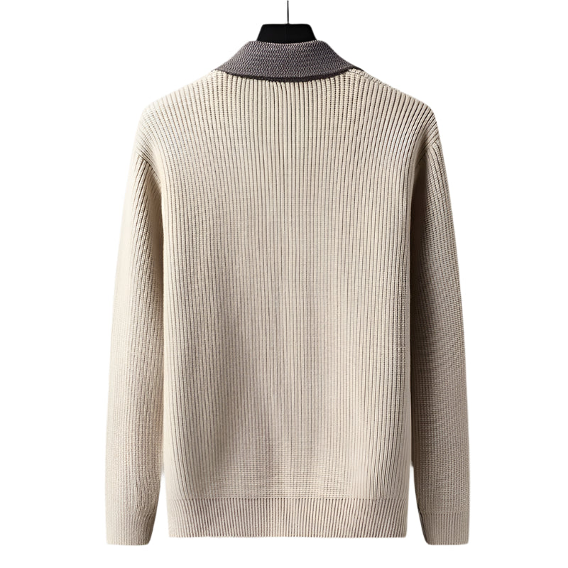 Men's Wool Cardigan With Pockets