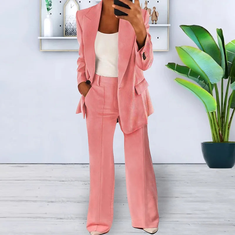 Women's Wide Leg Pantsuit