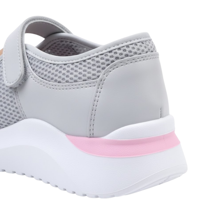 Comfortable Grid Pattern Chunky Sneaker Shoes