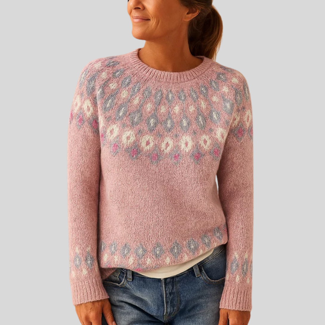 Women's Wool Sweater Printed