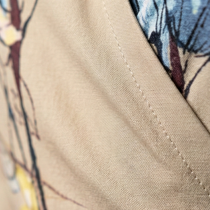 Maxi Dress Printed V Neck Women